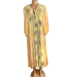 Young Fabulous & Broke Tie Dye Watercolor Maxi Dress